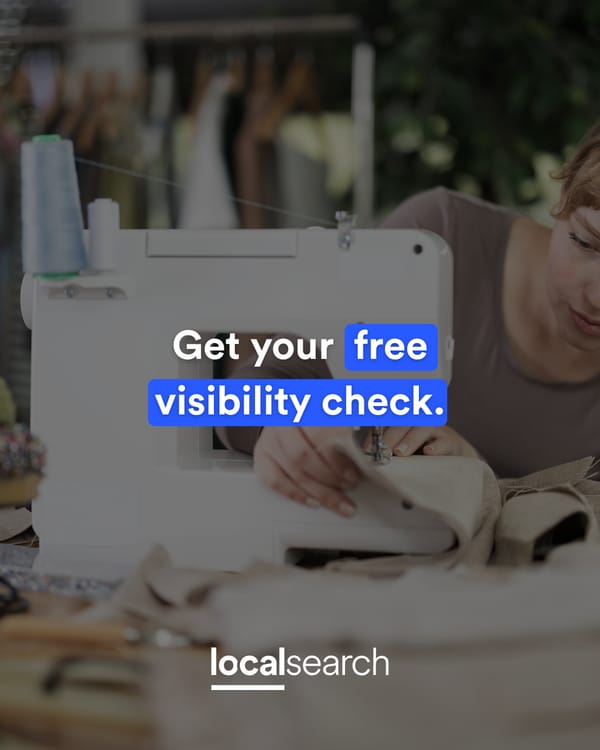 Free local business visibility check from The Bearded Marketer